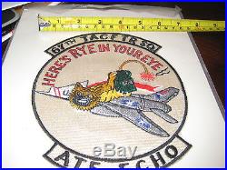 USAF Air Force Pilot PATCHC. 1950OKINAWA HERE'S RYE In YOUR EYE67 TACVintage