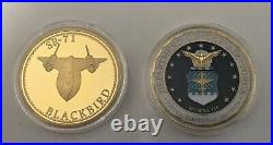 USAF Air Force SR-71 Blackbird Lockheed Martin Challenge Coin #3 (Skunk Works)