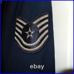 USAF Air Force Sergeant Jacket Mess Dress Pants Blue Patriot Uniform 38 Short