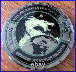 USAF Air Force Wright-Patterson Special Military Intelligence Coin. Aliens
