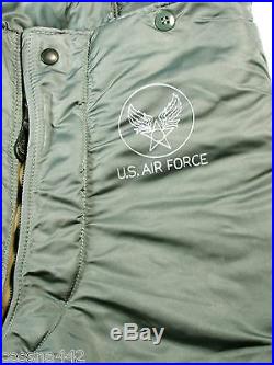 USAF Aircraft Trousers Air Crew Heavy F-1B Air Force Extreme Cold Suit Pants