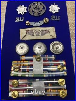 USAF Aviation Officer Collection Lot Of 12 Pins Ribbons Rank Buttons Patch WOW
