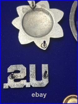 USAF Aviation Officer Collection Lot Of 12 Pins Ribbons Rank Buttons Patch WOW