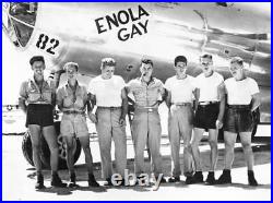 USAF B-29 Superfortress Enola Gay Paul Tibbets Signed Desk Top 1/72 Model ES COA