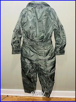 USAF COVERALL FLYING MEN'S CWU-1P COLD WEATHER FLIGHT SUIT + MITTENS Vietnam Era