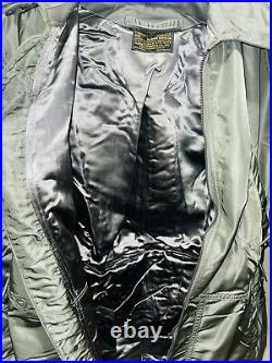 USAF COVERALL FLYING MEN'S CWU-1P COLD WEATHER FLIGHT SUIT + MITTENS Vietnam Era