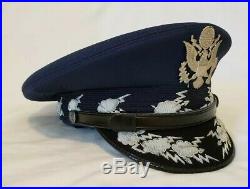 USAF Chief of Staff Airforce General Officers Parade Dress Visor Hat Cap