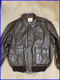 USAF Cockpit Type A-2 US Air Force Flight Jacket Leather USA Size 52 L NEW DCSP