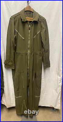 USAF Cotton Airforce Vintage Flightsuit, Large Reg