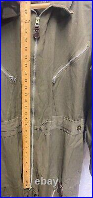 USAF Cotton Airforce Vintage Flightsuit, Large Reg