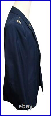 USAF Dress Blue Jacket Ribbons Medals VTG 1997 National Guard Size 44 Reg VTG