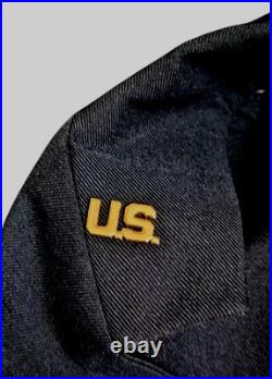 USAF Dress Blue Jacket Ribbons Medals VTG 1997 National Guard Size 44 Reg VTG