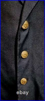 USAF Dress Blue Jacket Ribbons Medals VTG 1997 National Guard Size 44 Reg VTG