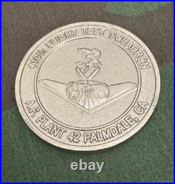 USAF F117A Nighthawk Stealth 410th Flight Test Squadron Plant 42 Challenge Coin
