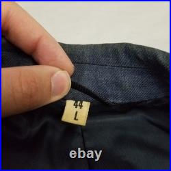 USAF Ike Jacket Mens Size 44lL Blue US Air Force Coat Dress Uniform Wool 40s 50s