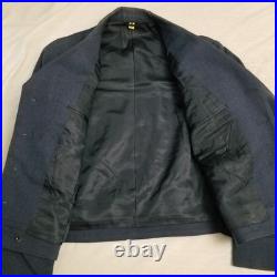 USAF Ike Jacket Mens Size 44lL Blue US Air Force Coat Dress Uniform Wool 40s 50s