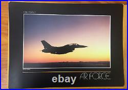 USAF Lithograph Series Set Number 37 12- 17 X 23 Pictures EUC Org Sleeve