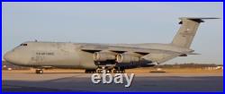 USAF Lockheed Martin C-5A Galaxy 70-0451 Grey Aluminum Jet Plane Skin Bag Tag