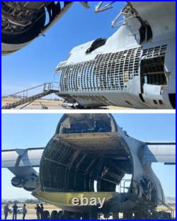USAF Lockheed Martin C-5A Galaxy 70-0451 Grey Aluminum Jet Plane Skin Bag Tag