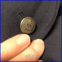 USAF Mess Dress Uniform Jacket 43R Pants 36S Air Force Navy Blue Poly Wool Blend