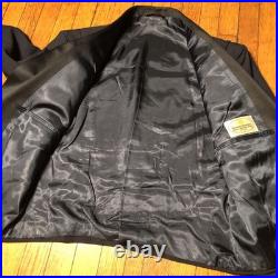 USAF Mess Dress Uniform Jacket 43R Pants 36S Air Force Navy Blue Poly Wool Blend