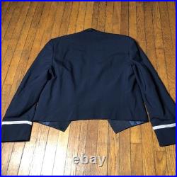 USAF Mess Dress Uniform Jacket 43R Pants 36S Air Force Navy Blue Poly Wool Blend