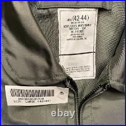 USAF Military Mens Summer Flyer's Jacket Fire Resistant Type CWU-36/P Sz L 42-44