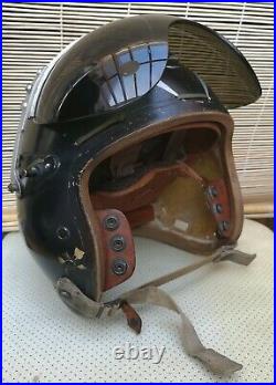 USAF P-4B Flight Helmet, Size large. Made by Gentex in 1963. With custom paint