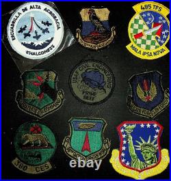 USAF Patch Lot of 26 United States Air Force 380CES Civil Engineering 7020th