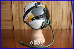 USAF Pilot Flight Helmet HGU-55/P Black Sun visor, Oxygen mask