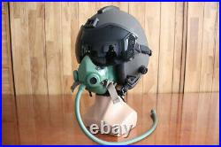 USAF Pilot Flight Helmet HGU-84/P Black Sunvisor, oxygen mask