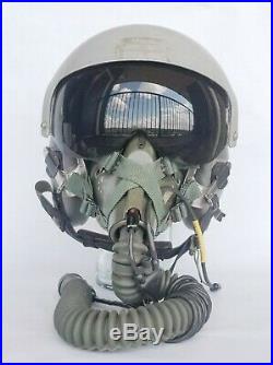 USAF Pilot's HGU-55/P Dual Visor Flight Helmet & MBU 5/P Oxygen Mask