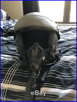 USAF Pilot's HGU-55/P Flight Helmet X-Large & MBU-5/P Oxygen Mask Regular Narrow