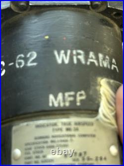 USAF Sperry ME-3A True Airspeed Indicator Cold War B-47 B-52 Bomber Cockpit