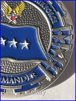USAF Third Air Force Challenge Coin Presented by 3-Star General Commander