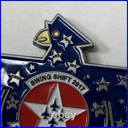 USAF Thunderbirds Swing Shift 2017 Cut Out Challenge Coin