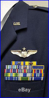 USAF UNITED STATES AIR FORCE SENIOR PILOT DECORATED FULL UNIFORM