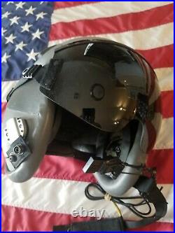 USAF US Air Force Gentex HGU-55/P Pilot Flight Helmet withcomms military