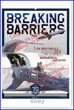 USAF United States Air Force 70th Anniversary Breaking Barriers Set 8 Posters