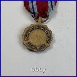 USAF United States Air Force Combat Readiness Mini Medal Ribbon Award 133D22