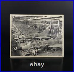 USAF United States Air Force VTG Photograph of Convair Jet Production Line Photo