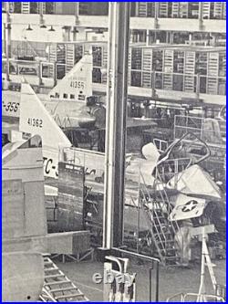 USAF United States Air Force VTG Photograph of Convair Jet Production Line Photo