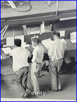 USAF United States Air Force VTG Photograph of Convair Jet Production Line Photo