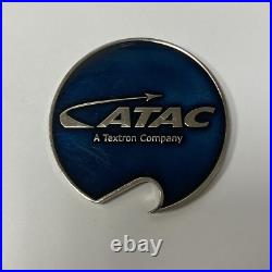 USAF United States Air Force Weapons School Graduate ATAC Textron Challenge Coin