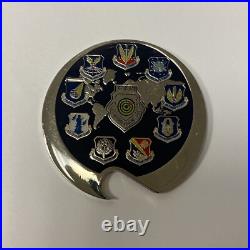 USAF United States Air Force Weapons School Graduate ATAC Textron Challenge Coin