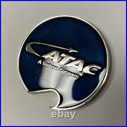 USAF United States Air Force Weapons School Graduate ATAC Textron Challenge Coin