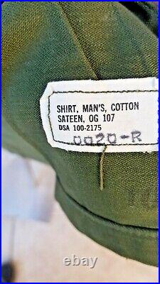 USAF Vietnam LT Col Uniform Suit, Shirt & Hat with original box, Named
