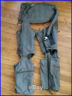 USAF Vietnam era pilots kit, US Air Force TAC, G-Suit & Survial Vest