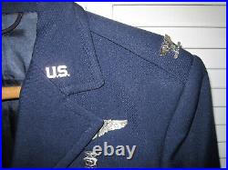 USAF WAF Combination 3 Button Blazer Darker Shade 1578 Late 1970's