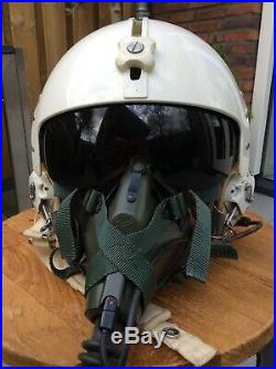 USAF flight helmet HGU 2 A/P and MBU-5 mask